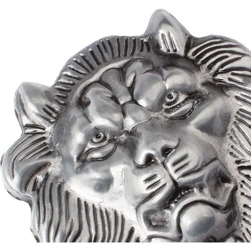 Mens Novelty Western 3D Lion Head Belt Buckle Clothing Jeans Jewelry Decor