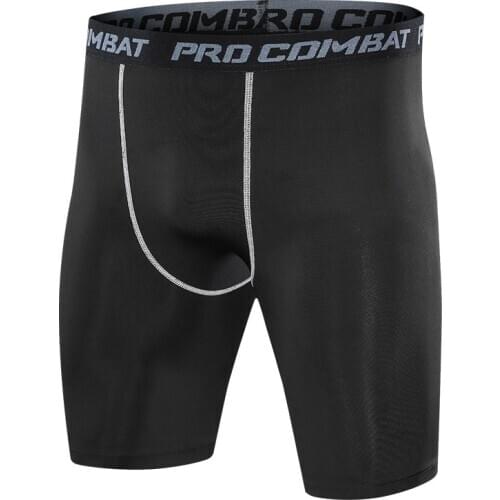 Men Summer Fitness Shorts Elastic Waist Compression Slim Short Pants Sports Trousers Gym Tights Cycling Running Shorts