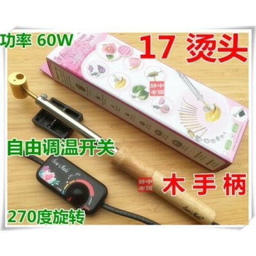 Flower iron master set Multifunctional Handmade flower tool patchwork flower making tool 17 different heads 220V/110V