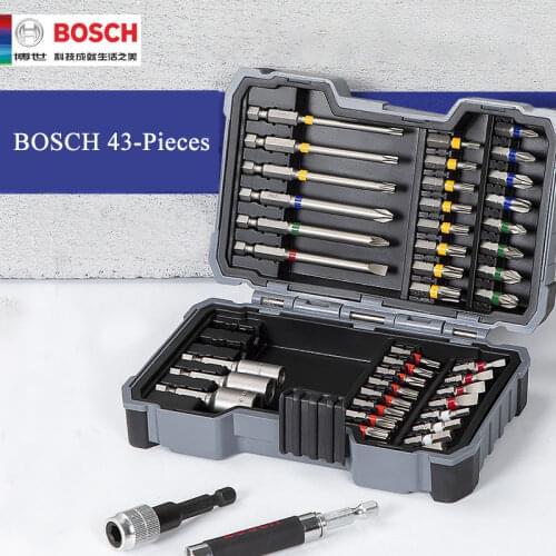 BOSCH Rainbow Magic Box 43-piece Screwdriver Head Set Electric Screwdriver Electric Screwdriver Screwdriver Head Screwdriver Set