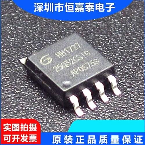 New&original 100% In Stock GD25Q32CSIG SOP-8 32Mbit SPI FLASH 10pcs/lot