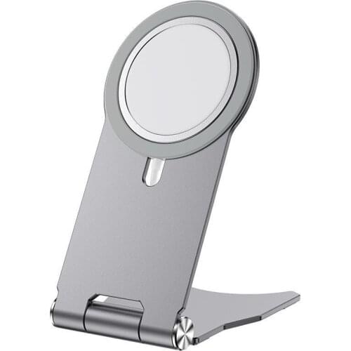 Suitable for iphone12 vertical magnetic wireless charger base Magsafe Apple Pro folding lazy bracket