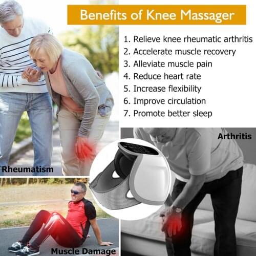 Hot Laser Knee Care Air Massager with Touch Screenknee Pain Physical Magnetic Therapy for Osteoarthritis Rheumatic Arthritis