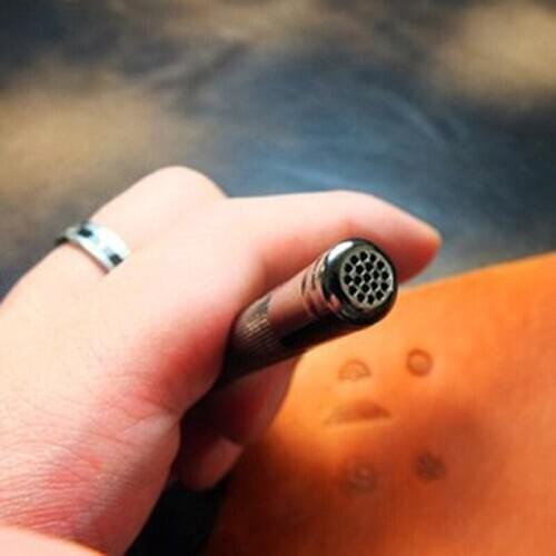 Advanced steel Pistil pattern Hand-work unique design leather working tools carving punches stamp craft tools