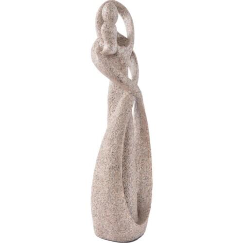 Hand Carved Sandstone Seated Ganesh Buddha Deity Hindu Statue 8x5x23cm