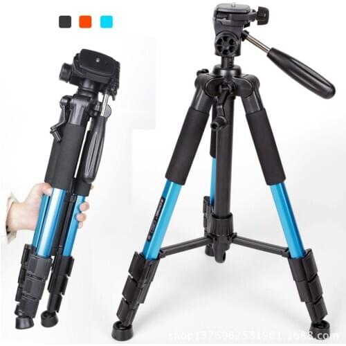 New Zomei Tripod Q111 Professional Portable Travel Aluminium Camera Tripod Accessories Stand with Pan Head for Canon Dslr Camera