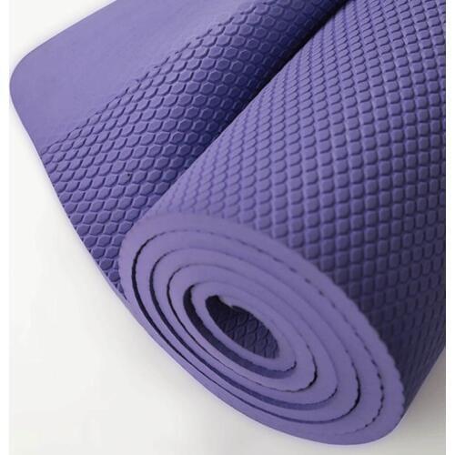 TPE Super oil resistant, anti-skid and environmentally friendly adult 8mm yoga mat monochrome fitness mat