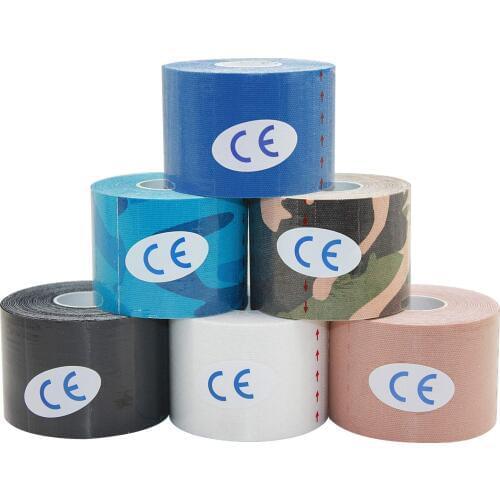 10Rolls 5cm*5m Therapeutic Sports Kinesiology Tape Waterproof Elastic Muscle Tape for Weightlifting Shoulder Knee Elbow Ankle