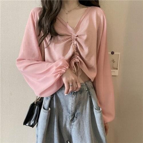 VDFHQJ Openwork Blouses
