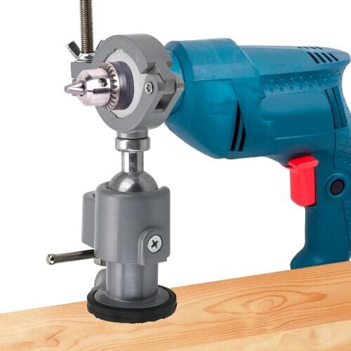 Electric Drill Stand Holder Grinder Accessory Electric Drill Rack Multifunctional Bracket used for Dremel Rotating Table Vise