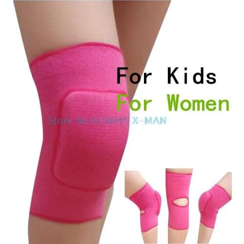 Women Knee Pads For Dance Baby Crawling Children Volleyball Tennis Basketball Knee Support Sports Gym Knee pads 1 Pair L325