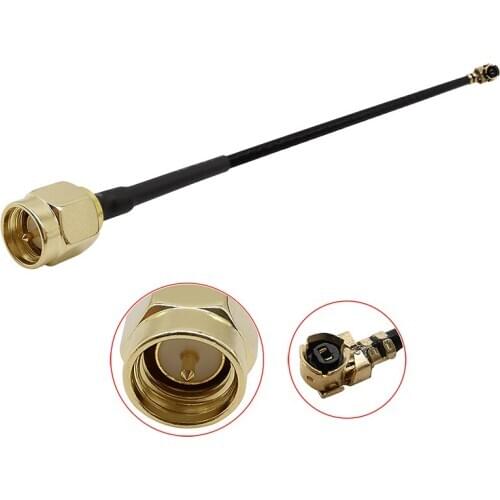 1Pcs U.FL IPX IPEX UFL to SMA Male Plug 1.13 Cable Connector Antenna WiFi Pigtail 1.13mm Coax Cable u.fl 1.13mm