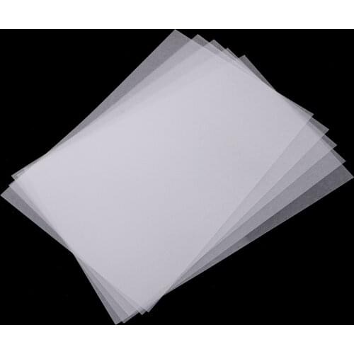 5 Piece Half Transparent Heat Shrink Sheet Shrinkable Papers Film For Diy Keyring Pendants, Earrings, Ornaments