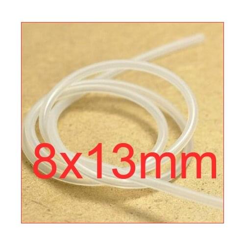8mm ID 13mm OD 8X13 Transparent Silicone Rubber Tube Hose ( food grade ) medical flexible pipe,8mm*13mm capillary connect tube