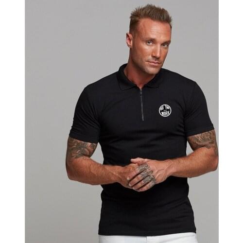 AESTHETIXERA Short Sleeve Polos For Men
