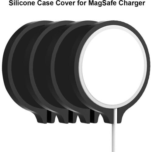 For Magsafing Wireless Charger Silicone Protective Case Magsafing Charging For IPhone 12/12 Pro/mini Shockproof Protector Cover