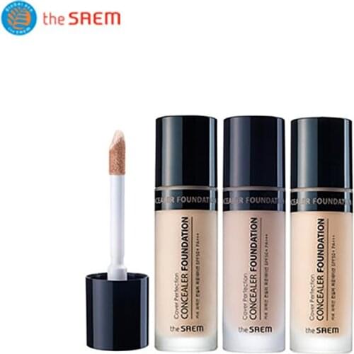 THE SAEM Cover Perfection Concealer Foundation 38g Concealer Face Make Up Liquid Waterproof Contouring Foundation Contour Makeup
