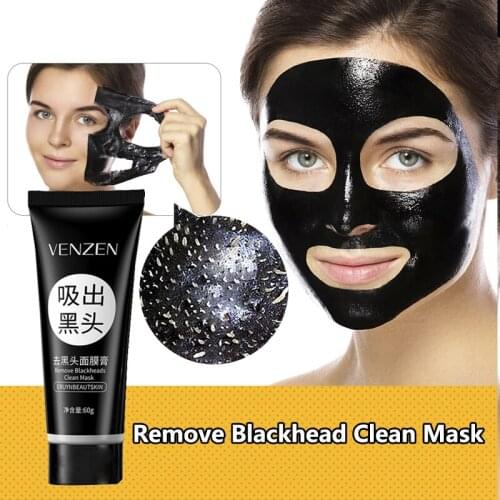 Remover Blackhead Clean Mask Blackhead Facial Mask Acne Treatment Oil-Control Deep Cleansing Peel-Off Face Black Mask Face Care