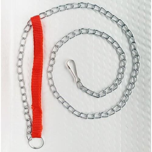 120cm Metal Pet Dogs Chain For Puppy Small Dog Leash Handle Walking Leads Iron Chain Anti-Bite Cat Accessories No collar