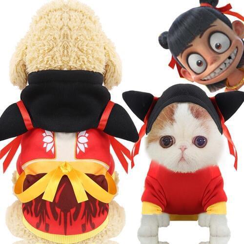 Cartoon Fleece Pet Dog Clothes Cute Skull Printed Pet Coat Puppy Dogs Jacket French Bulldog Pullover Shark Style Dog Clothes