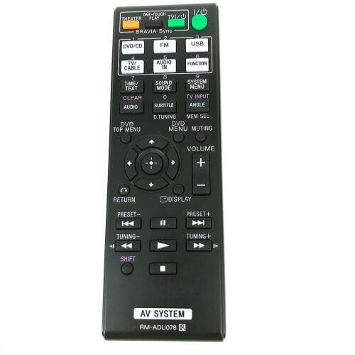 New Replacement RM-ADU078 For SONY Audio/Video Receiver Remote Control HBD-TZ135 HBD-TZ530 DAV-TZ230 DAV-TZ510 Fernbedienung