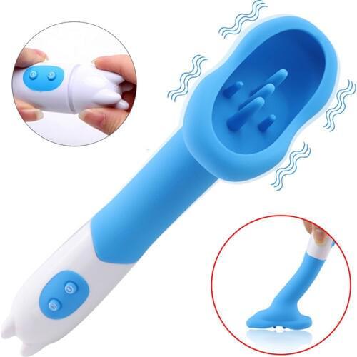 Oral Vibrator Sex Toys For Woman Clitoral G spot Stimulate Nipple Sucker Tongue Vibrating Masturbator Erotic Sex Toys For Adults