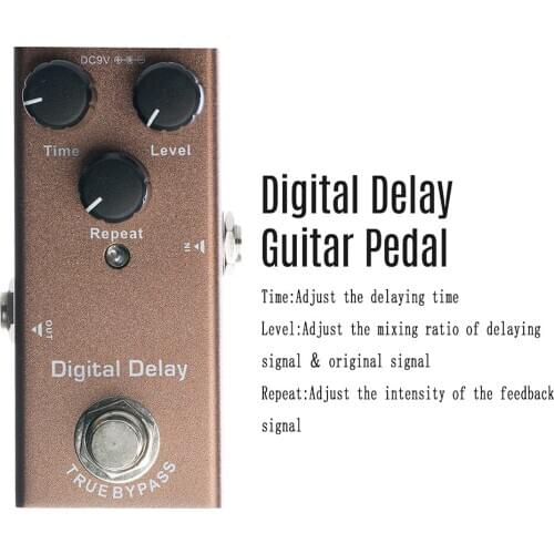 Guitar Effect Pedal Digital Delay with True Bypass guitar pedal guitar accessories JDF-8