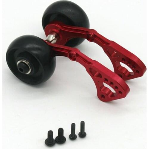 RC Aluminum Alloy Tail Wheel Head-up Wheelie Bar for JLB J3 1/10 Vehicles Car Buggy Trucks DIY Accessories Parts