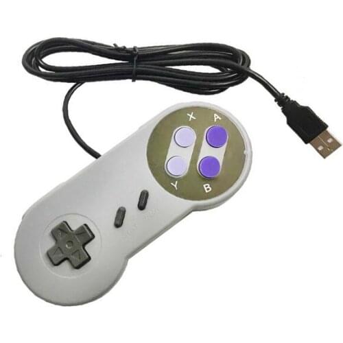Raspberry Pi USB Controller Gamepad 2pcs Super Game Controller SNES USB Classic Gamepad Game joystick for PC MAC Games retropie