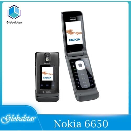 Nokia 6650 Refurbished Original 6650 Fold 2.2' inch GSM 2G/3G Symbian OS mobile phone with A-GPS Bluetooth FM free shipping