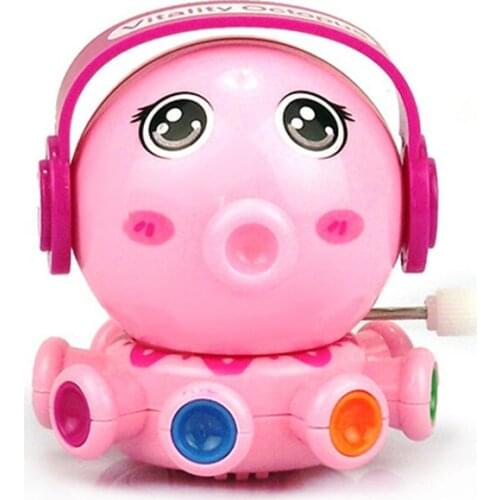 Wind Up Toys Cute Animal Cartoon Octopus Action Figures Rotation Toy Animal Clockwork Jumping Walking Baby Puzzle Classic Toys