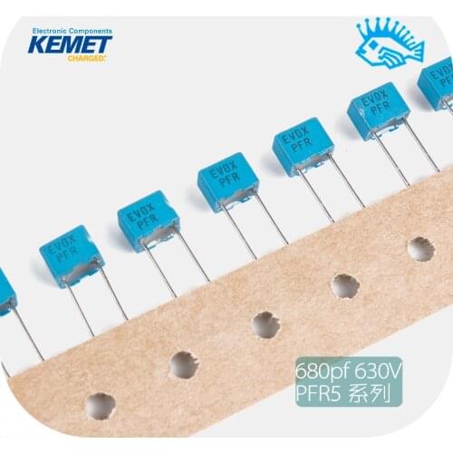 10pcs/100pcs Brand new original KEMET EVOX RIFA PFR5 680pf 630V electrodeless film capacitor