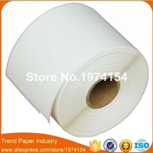 100 Rolls Dymo Compatible 99019 White Label 59mm*190mm 110Pcs/Roll Compatible for LabelWriter 450Turbo Printer SLP 440 450