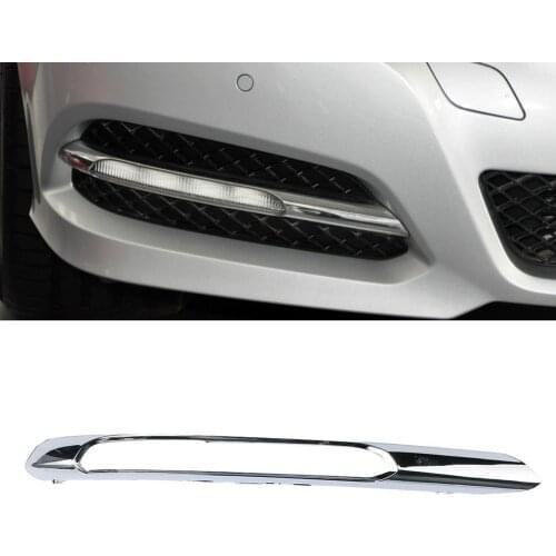 2128851674 Front Right Daytime Running Light DRL Frame Bumper Chrome Stripe fit for Mercedes E-Class W212 2009 2010 2011 2012