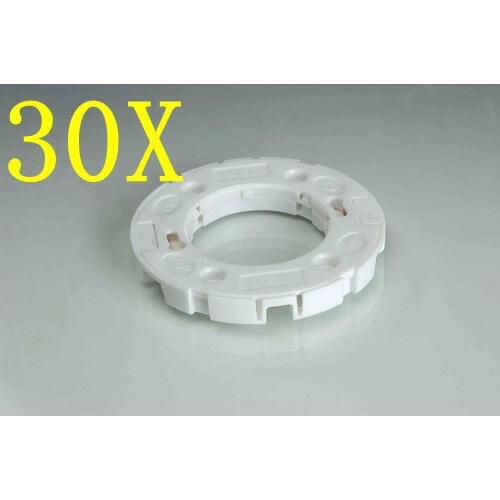 30pcs GX53 LED Plastic Lamp Holder Converter Light Bulb Lamp Socket Adapter Free Shipping With Tracking No