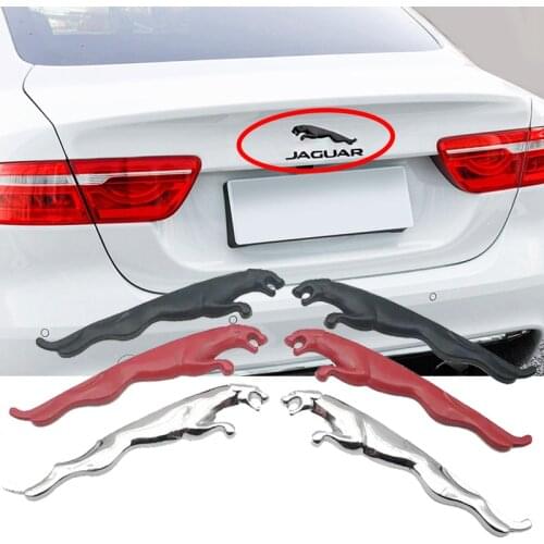 3D METAL Car Styling Leopard Body Fender Sticker Rear Trunk Emblem Decoration for Jaguar XE XF XJ F-Pace X-Type S-Type F-Type