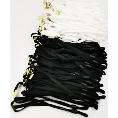 5MM Adjustable Elastic Band Code goma elastica Buckle Stretchy Mask Earloop Lanyard Earmuff Rope DIY Making Supplies