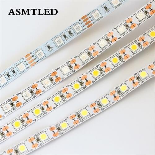 DC 5V LED Strip 5050 SMD 5M 60LEDs/M LED Flexible light White / Warm white / Red / Green / Blue / Yellow / RGB LED Tape Lamp