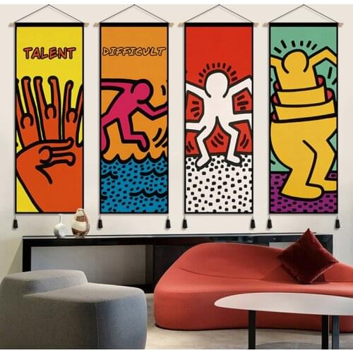 American Graffiti Wall Art Paintings Wall Decoration Hanging Poster Living Room Canvas Painting Tapestry Home Decor Aesthetic