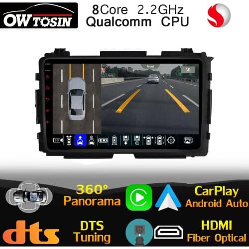 Qualcomm CPU Android For Honda HR-V Vezel HR V HRV 2013-2021 Car Radio GPS Optical HDMI DTS HIFI 4G LTE Head Unit Stereo CarPlay