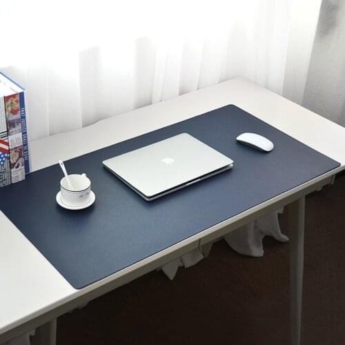 80x40cm XL Leather Large Gaming MousePad 2-Color Double-Sided Computer Gamer Keyboard Mouse Mat Waterproof Student PC Desk Pad