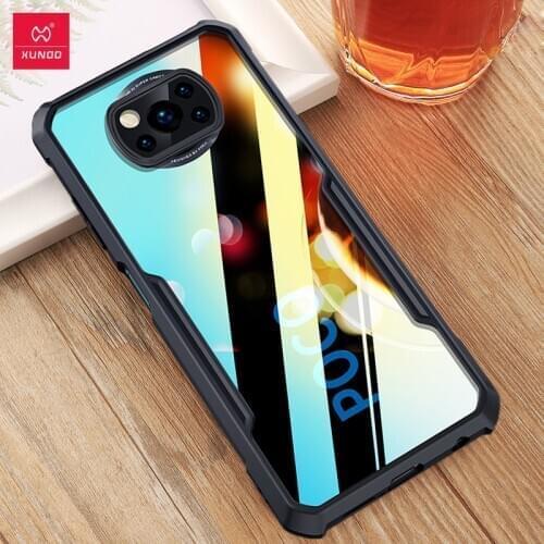 Xundd X3 Case For POCO X3 NFC Case Shockproof Cover Fitted Cases Transparent Shell For Xiaomi Pocophone Poco X3 NFC Case
