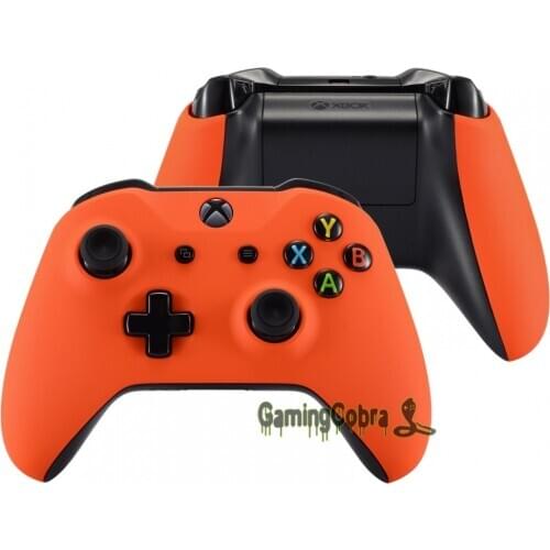 Orange Faceplate Cover Replacement Parts Side Rails for Xbox One X & One S Controller