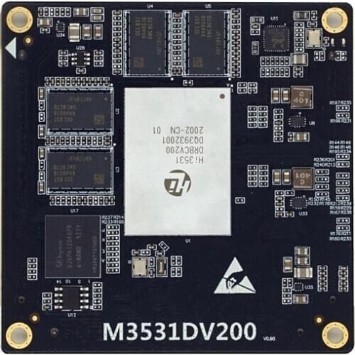 Hi3531dv200 Core Board H264/265 MIPI Full-Function 1.2T Computing Power