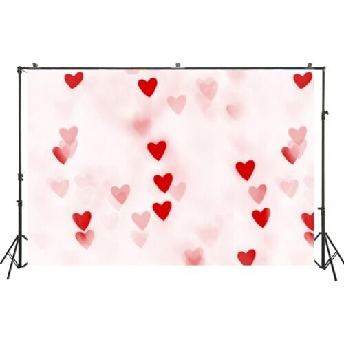 HUAYI Photography Backdrop Valentines Day Love Hearts Photobooth Background Newborns Baby Child Studio Photo Backdrops US-24
