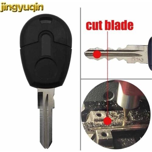 Jingyuqin Cut Blade Flip Folding Remote Car Key Case Key Shell Fob Replacement For Fiat Positron EX300 Transponder