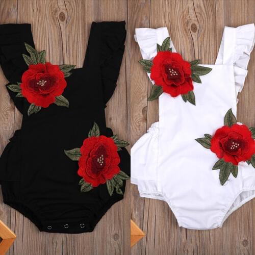 Printed Rompers for Newborn Clothes Infant Baby Girl Sleeveless Jumpsuit Floral Rompers Outfits Sunsuit Baby Onesie