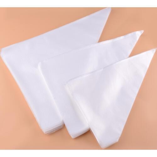 LETAOSK 100Pcs/set Disposable Piping Bag Icing Fondant Cake Cream Decorating Pastry Cupcake Tip DIY Tool