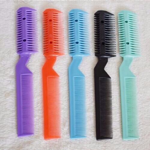 Hot New Durable Small Pet Dog Puppy Cat Hair Trimmer Cleaning 2 Razors Grooming Comb Cutting Tool Randomly