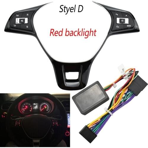Multifunction Steering Wheel Switch Button For V W Golf 4 5 6 7 Passat b5 b6 tiguan tiguanL T ouareg car accessories